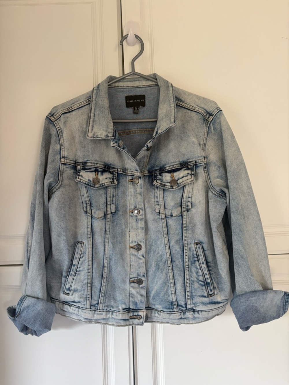 Silver Jeans Light Wash Denim Jacket